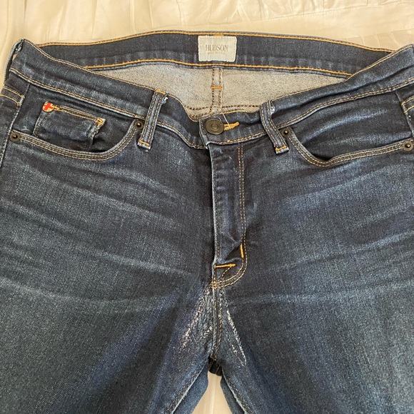 Hudson Dark Wash Pencil/Skinny Jeans - Picture 4 of 5